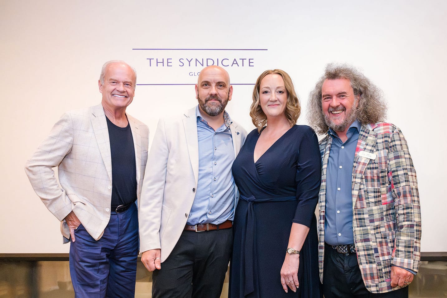 Founders Alison & Steve with Kelsey Grammer and Nic Marks at The Syndicate Global London Event - July 2025